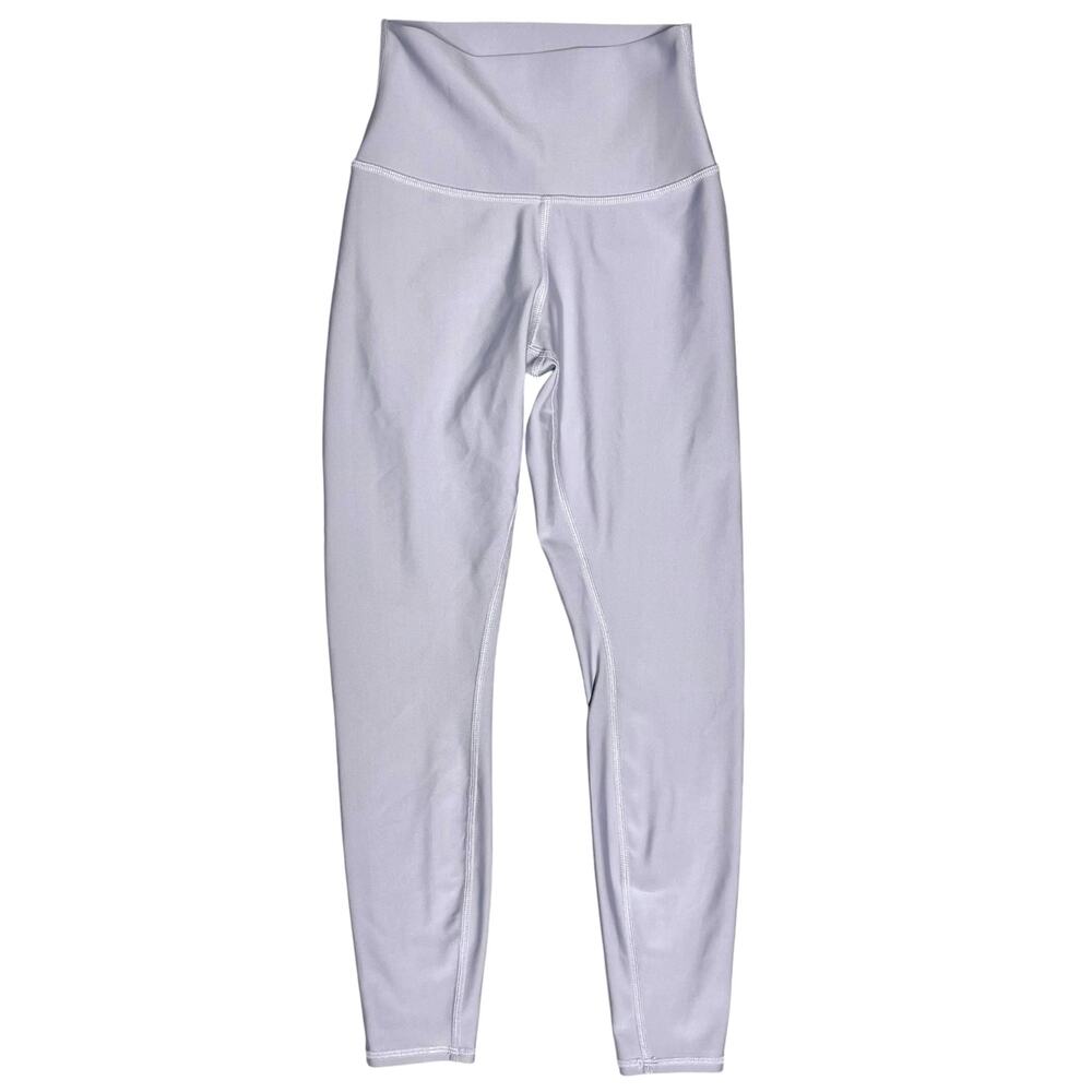 ALO High-Waisted Athletic Leggings in Pale Smoky Lavender Purple Size XXS